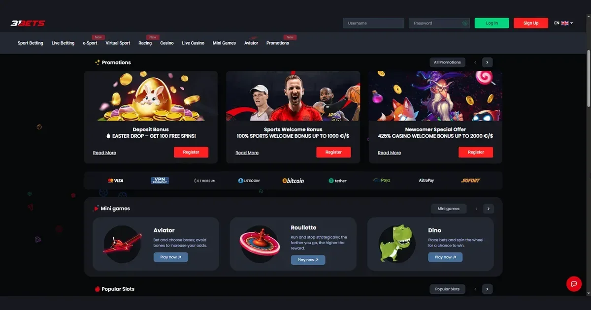 31bets casino